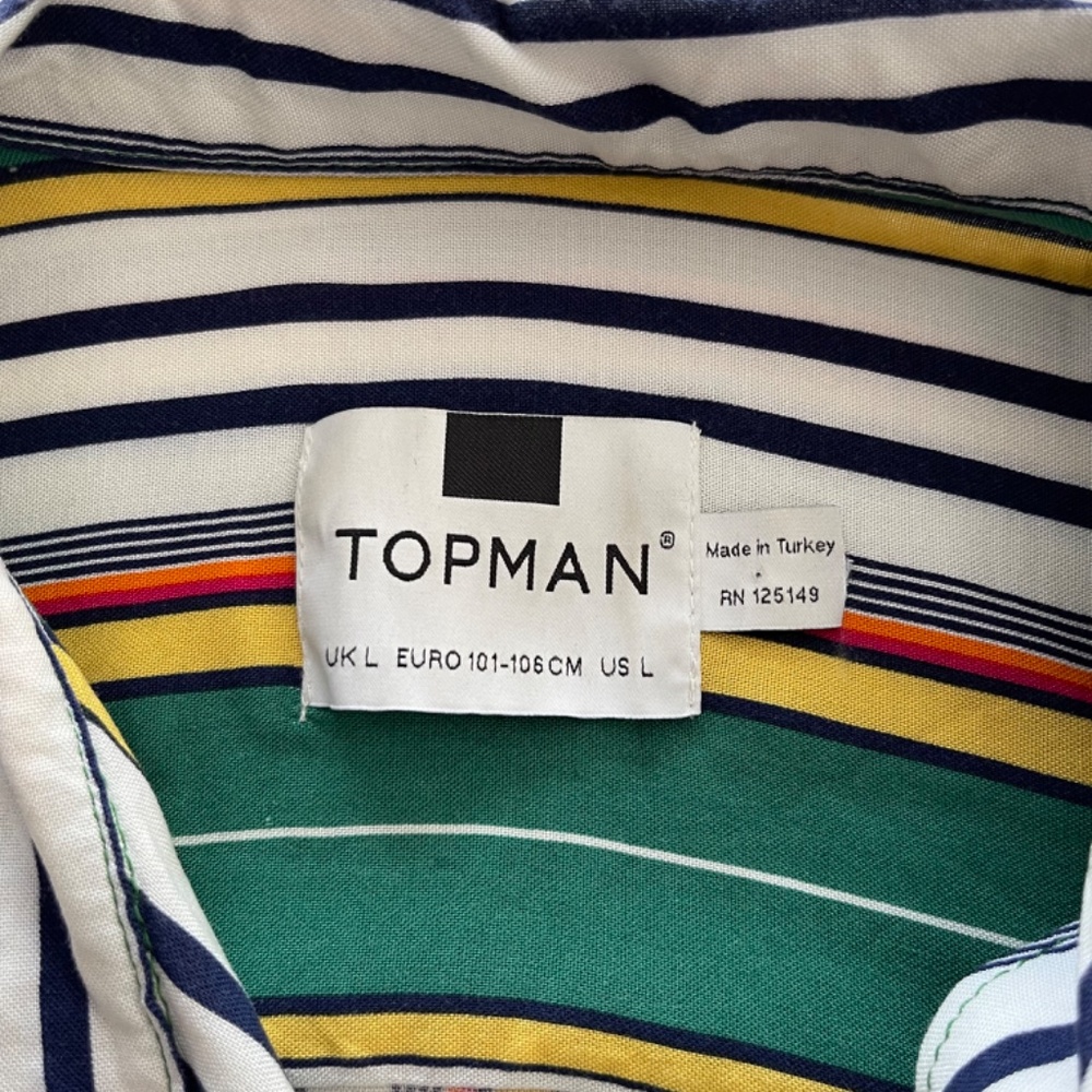 Topman Size L Men’s Shirt - Picture 2 of 4